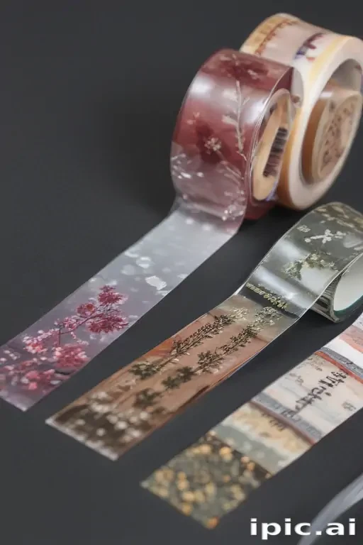 transparent washi tape png
