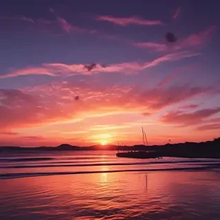 aesthetic sunset wallpapers