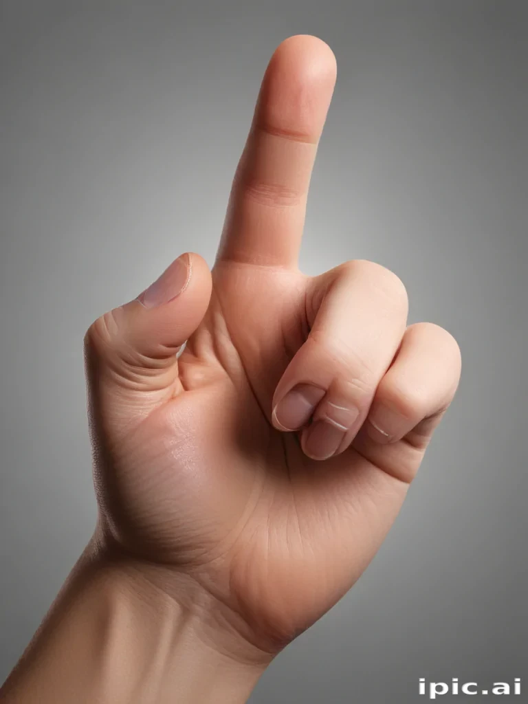 pointing finger png