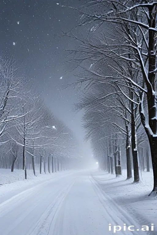 snowing iphone wallpaper