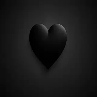 black heart background