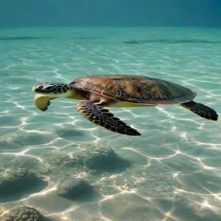 sea turtle desktop background
