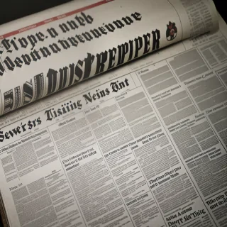 newspaper background old