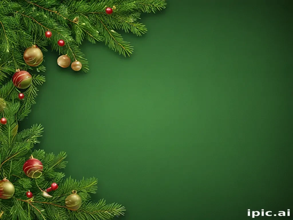 green christmas bg
