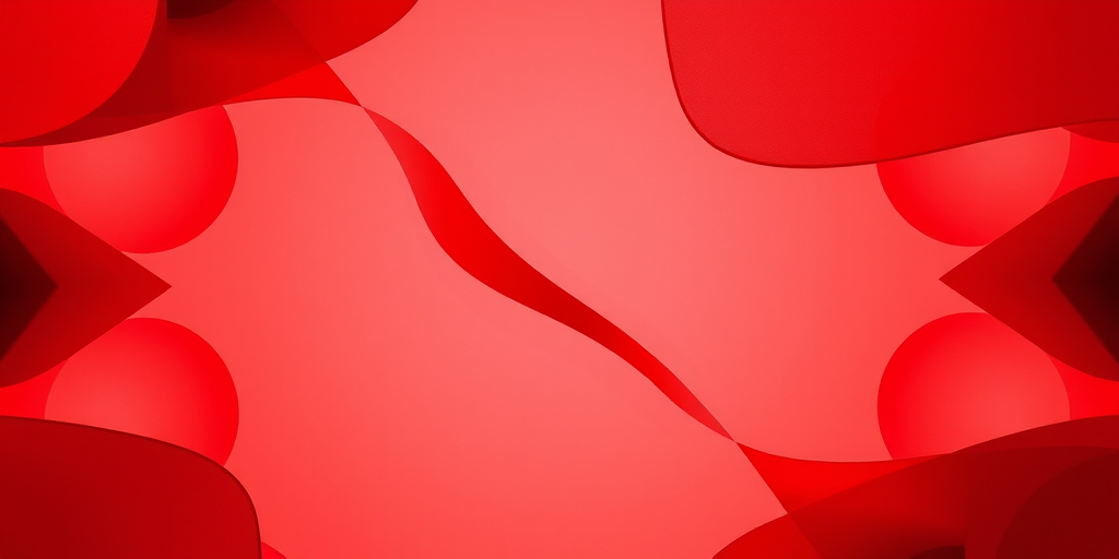 Create a seamless abstract design featuring various shades of red with smooth gradients and geometric shapes, captured with a Canon EOS R5 at f/8, ISO 100, 1/125 sec, in a top-down view, using a macro lens for enhanced details and sharpness.