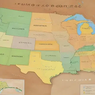 map of the us states