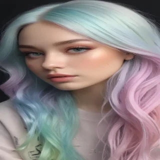 pastel rainbow