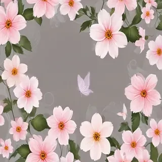 flower background transparent
