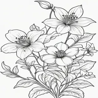 flower outline png