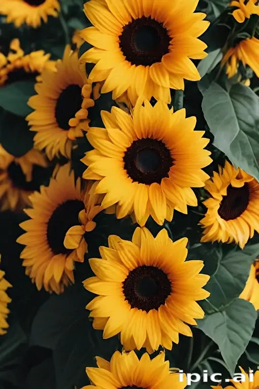 sunflower backgrounds aesthetic