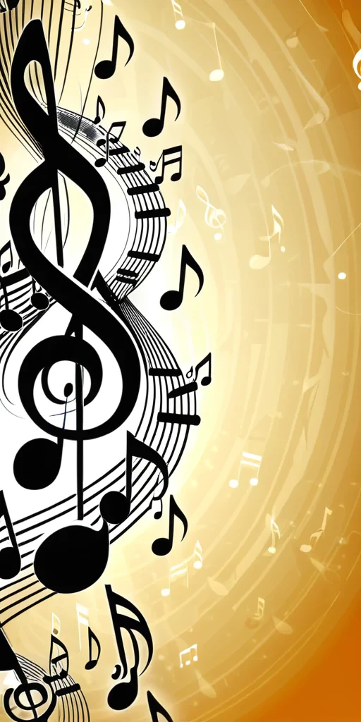 notes music background