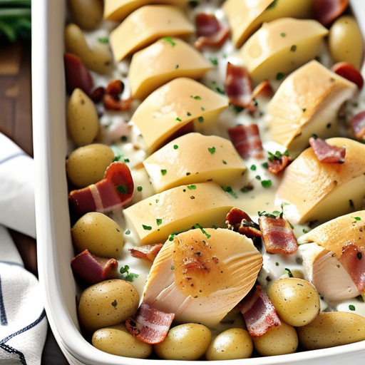 chicken bacon ranch potato bake