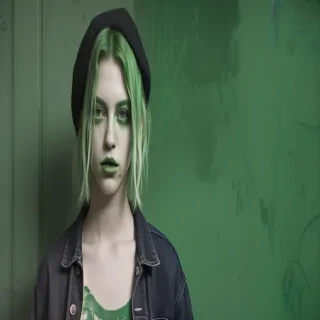 green grunge aesthetic