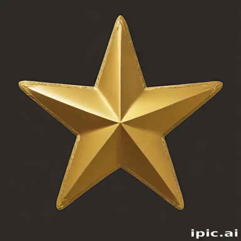gold star sticker png