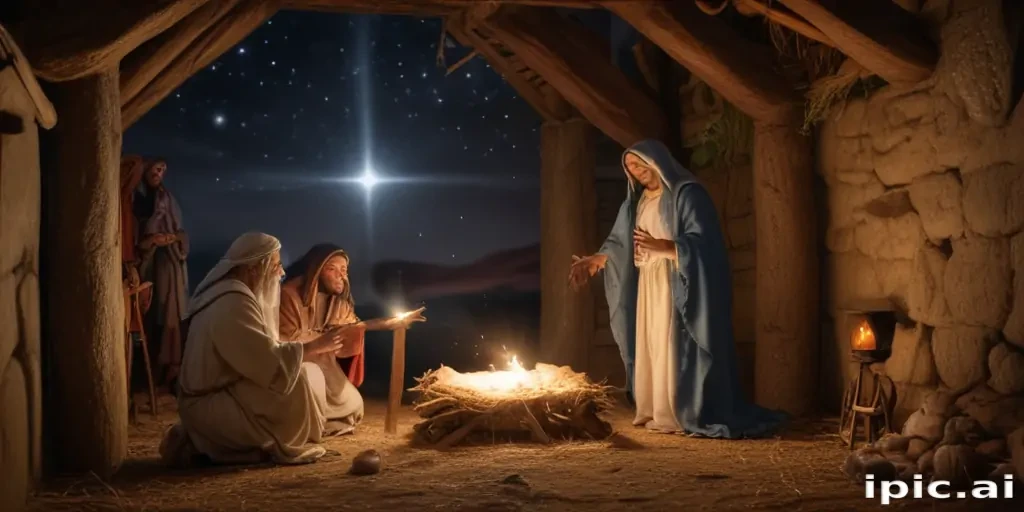 free nativity scene background images