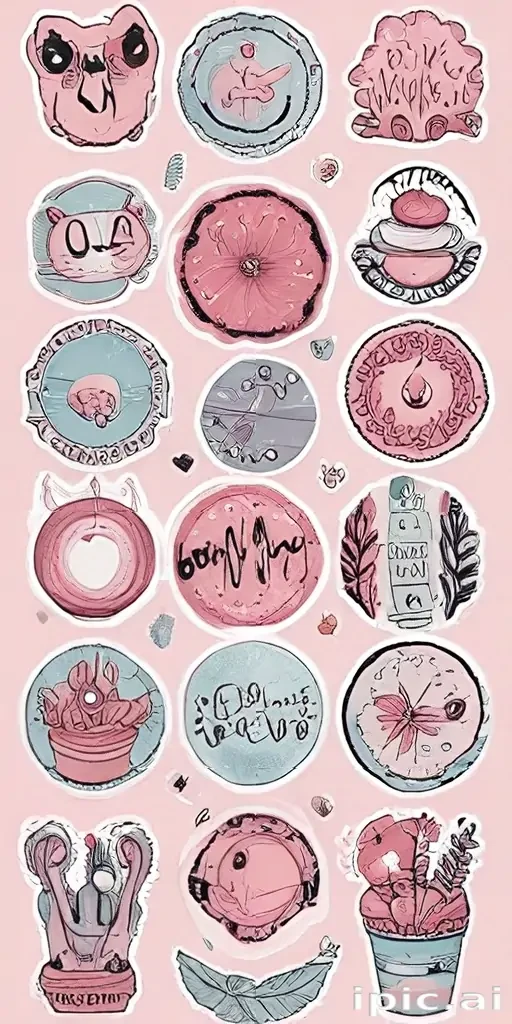 aesthetic stickers printable