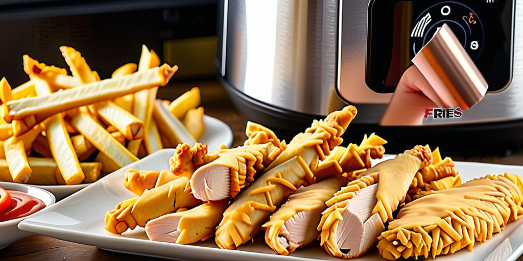 how long to cook frozen chicken fries in air fryer