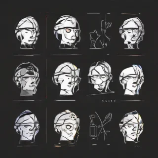 aesthetic line art