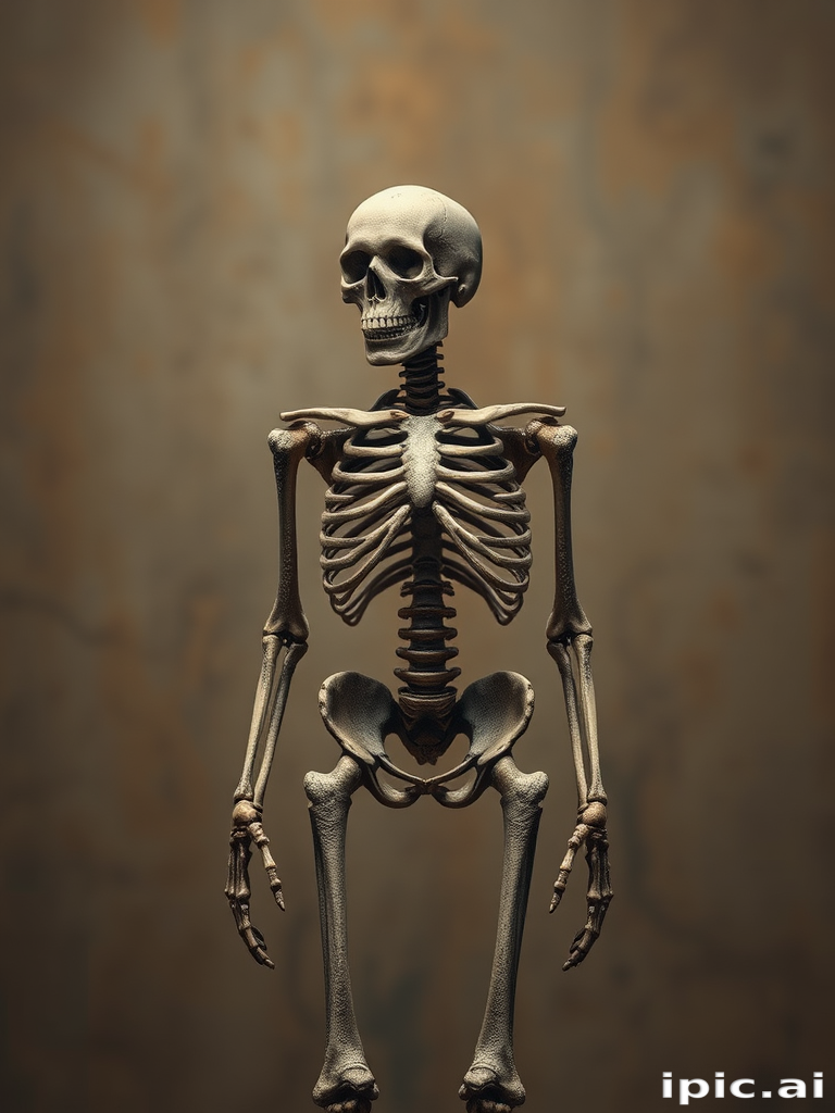 skeleton background