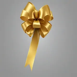 gold ribbon png