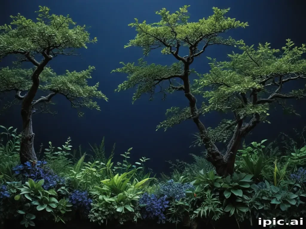 dark blue back ground