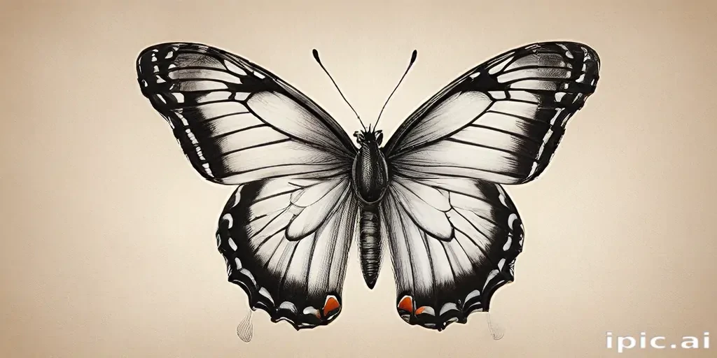 images of drawings of butterflies