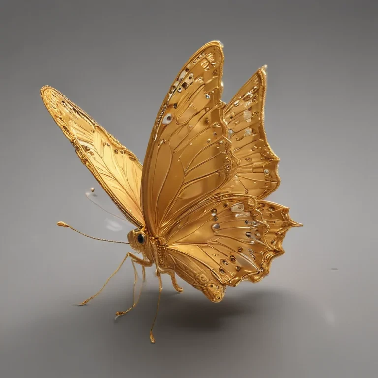 golden butterfly png