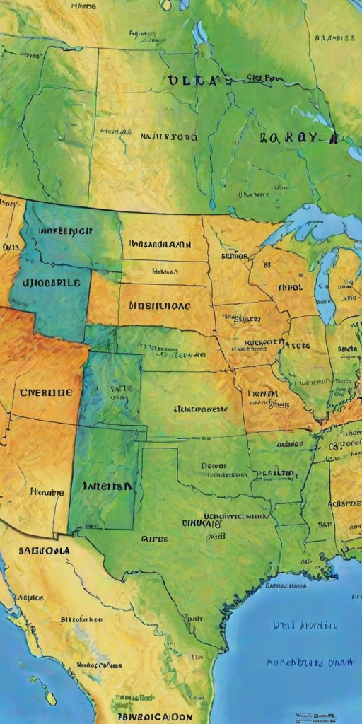 map of usa