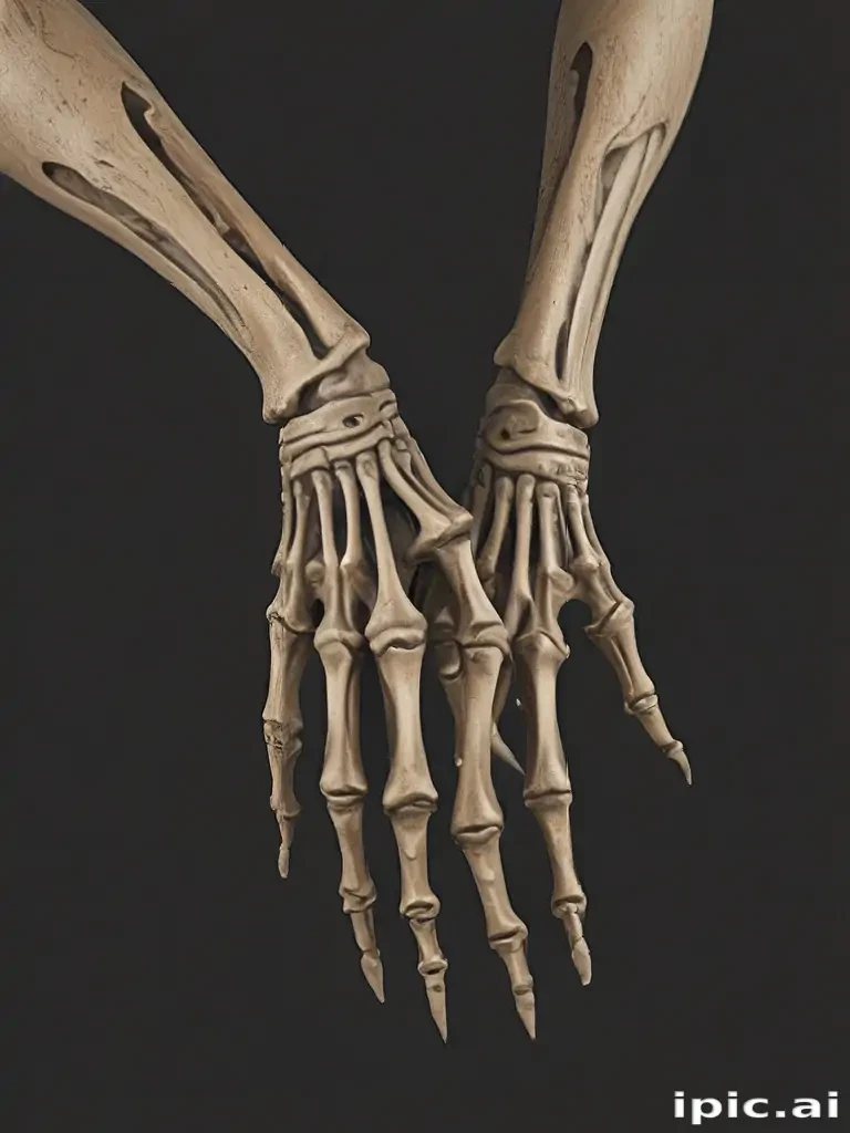 skeleton hands png