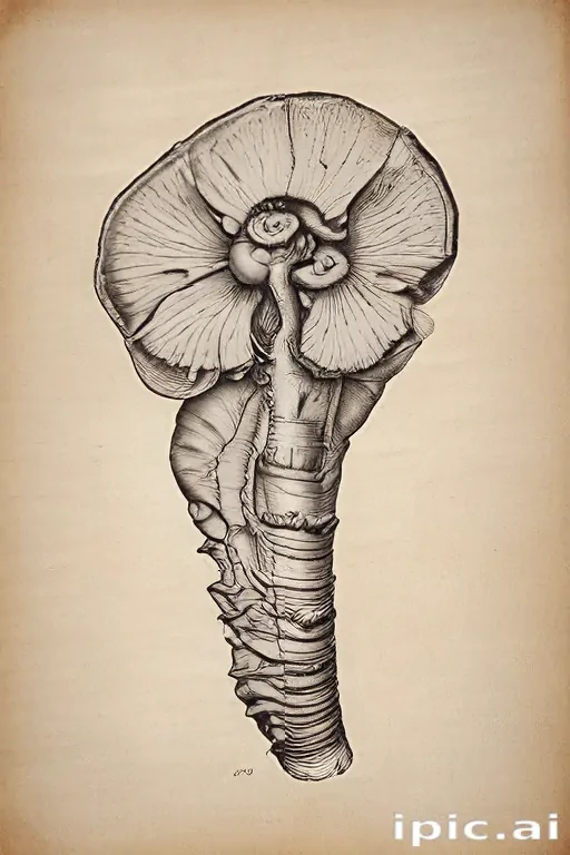 fossil drawing