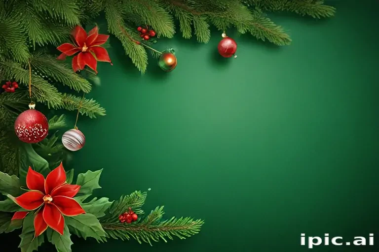 green christmas background