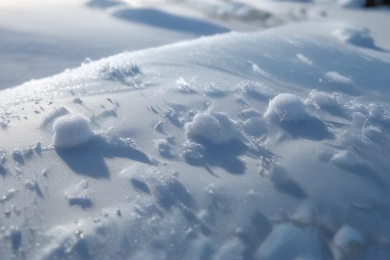 transparent snow