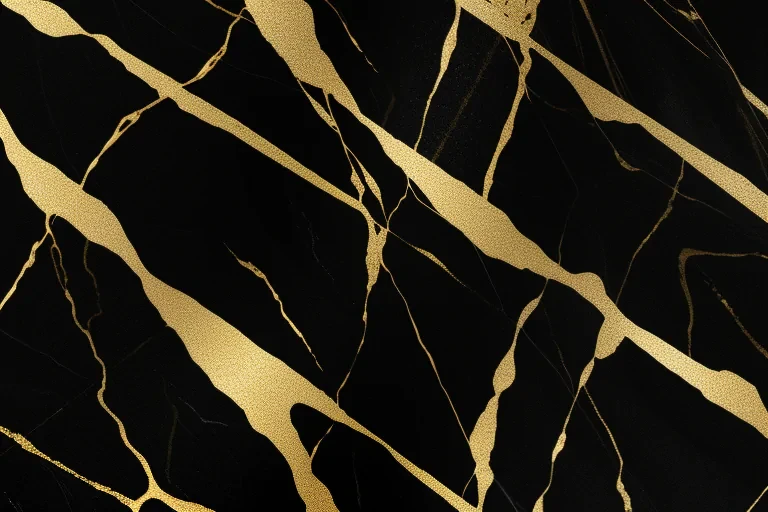 black and gold marble background