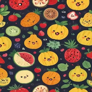 cute fruit backgrounds