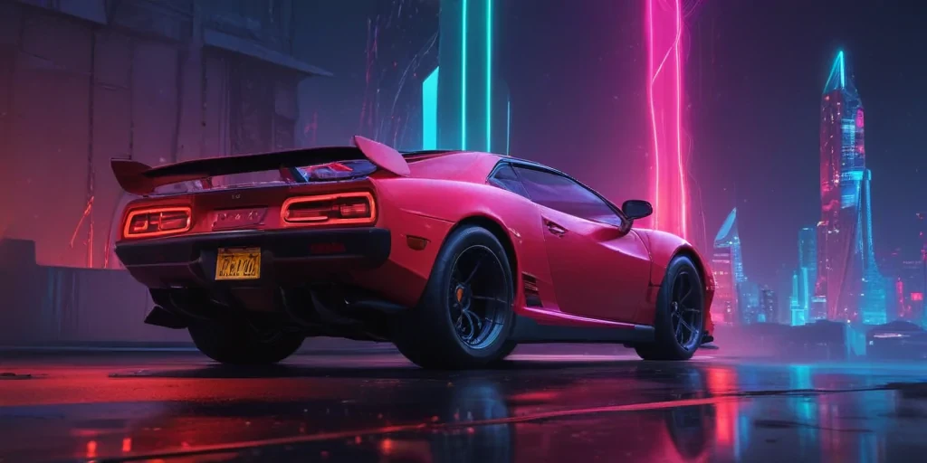 neon color background