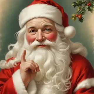 vintage santa images