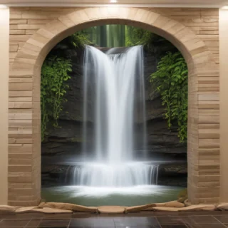 water fall wall paper