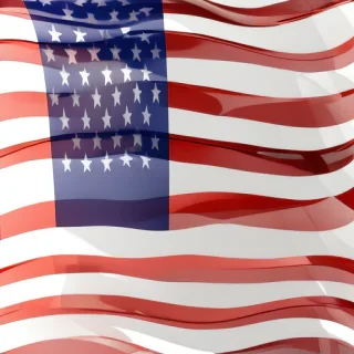 transparent usa flag