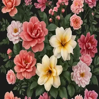 realistic flowers png