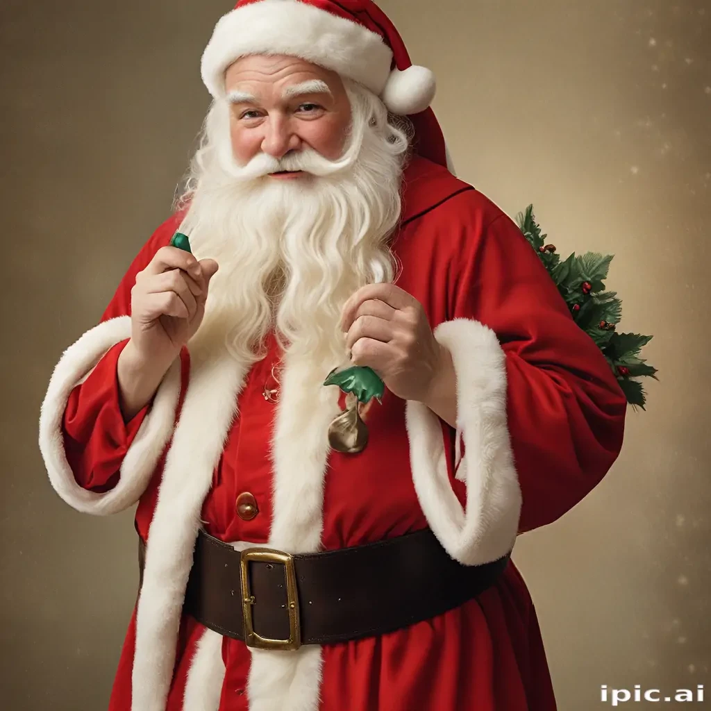 images of vintage santa
