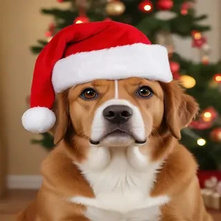 dog pictures christmas