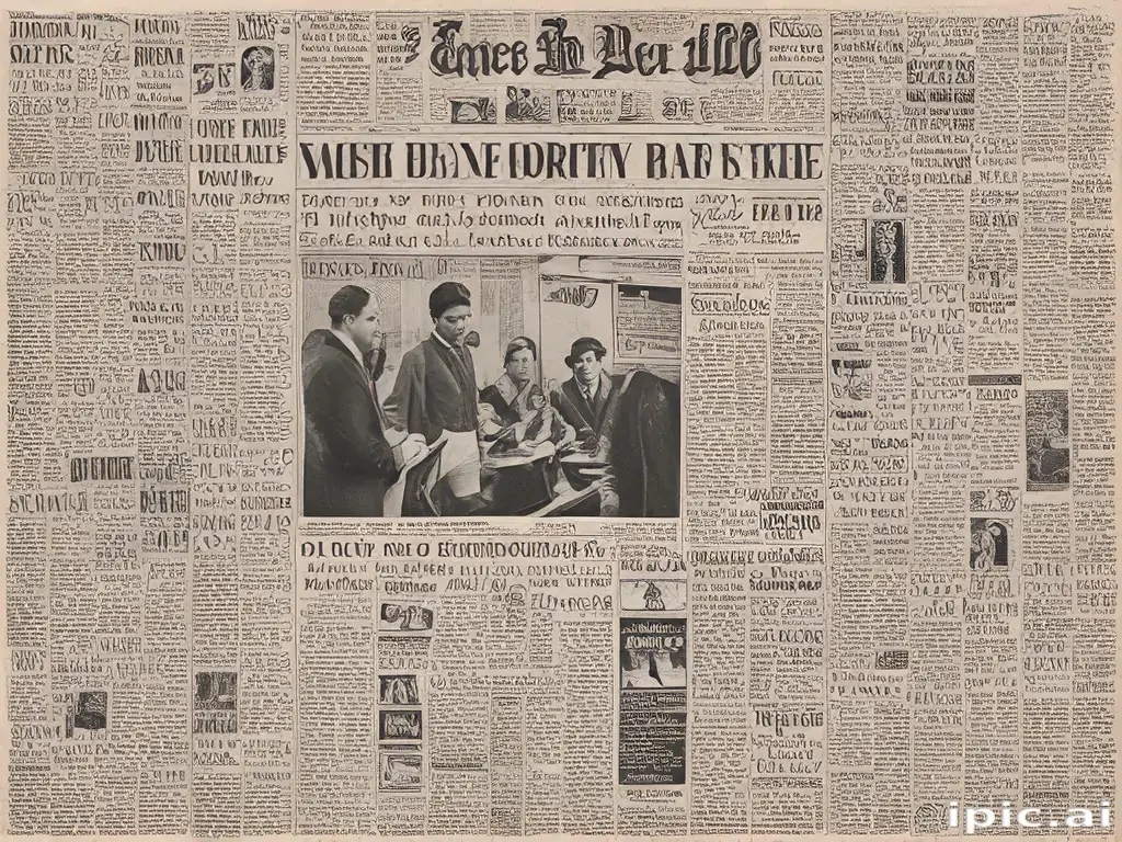 newspaper collage png