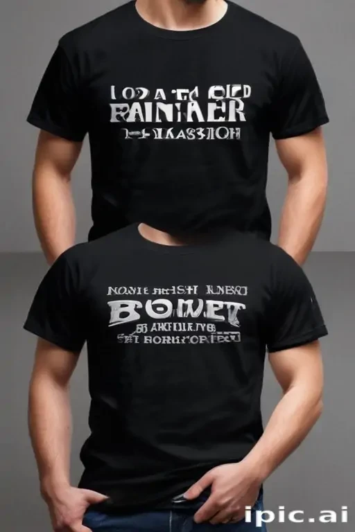 black t shirt mockup free