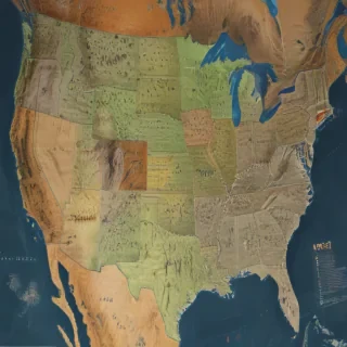 united states map