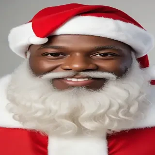 black santa png