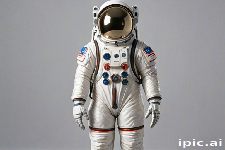 cartoon transparent astronaut suit