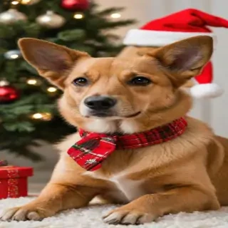 christmas dog photos
