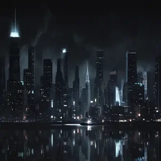 dark city background