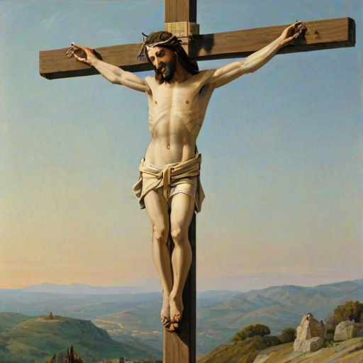 a picture of jesus on the cross