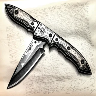 drawings of knives